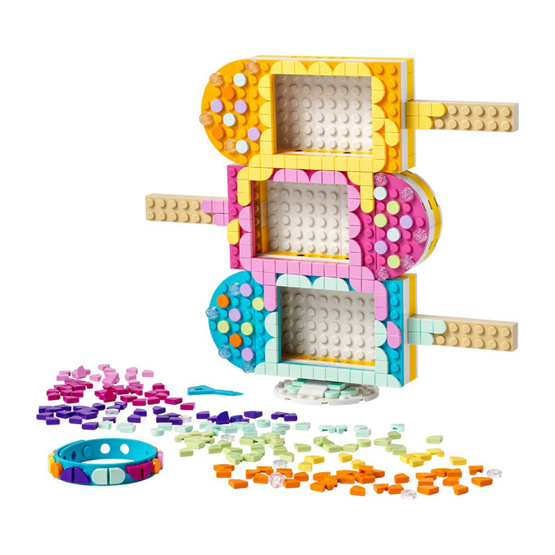 LEGO Ice Cream Picture Frames & Bracelet DOTS