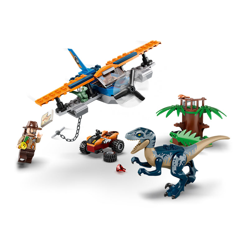 LEGO Velociraptor Plane Chase Jurassic World