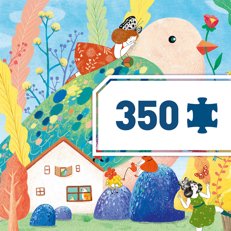 DJECO Miss Birdy - 350 pcs Puzzles
