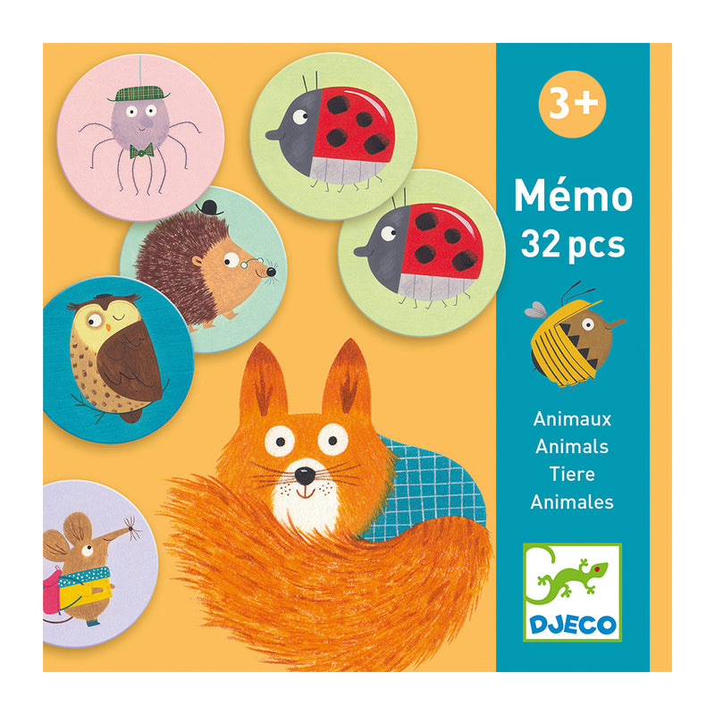 DJECO Memo Animals - Educational Games