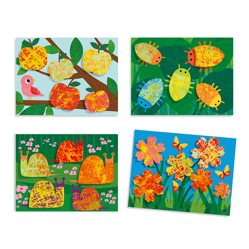 DJECO Painting with Marbles Nature For Young Children