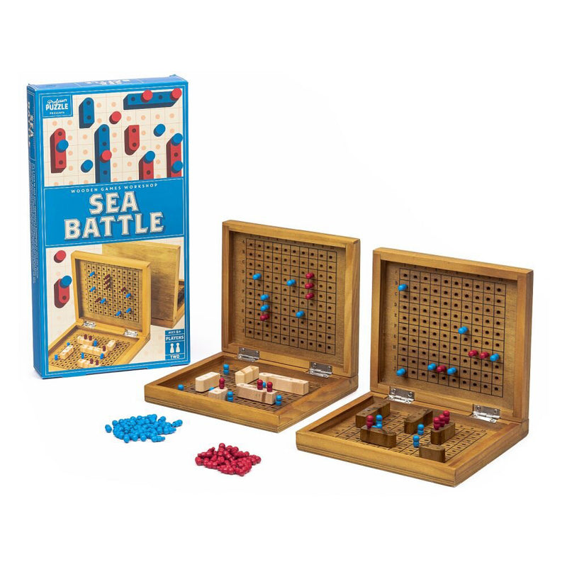 Professor Puzzle Sea Battle Wooden Board Game