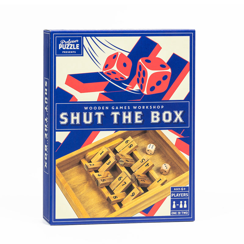 Professor Puzzle Shut the Box Wooden Board Game