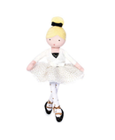 DOUDOU My Little Ballerina - Anais White Heart Cover - 35cm - Plush Toys