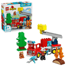 LEGO Fire Truck with Hose and Firefighter