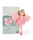 DOUDOU Jolijou Forest Fairies Diane Pink Wings - 25cm - Plush Toys