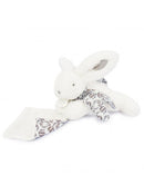DOUDOU lapin Bleu - DOUDOU Rabbit plush toy with comforter - 16 cm