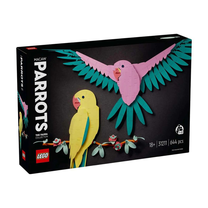 LEGO The Fauna Collection – Macaw Parrots LEGO Art