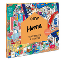 OMY Poster & Stickers - Home