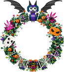 LEGO Halloween Wreath