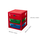 Room Copenhagen LEGO 3-Drawer Storage Rack (3 colours)