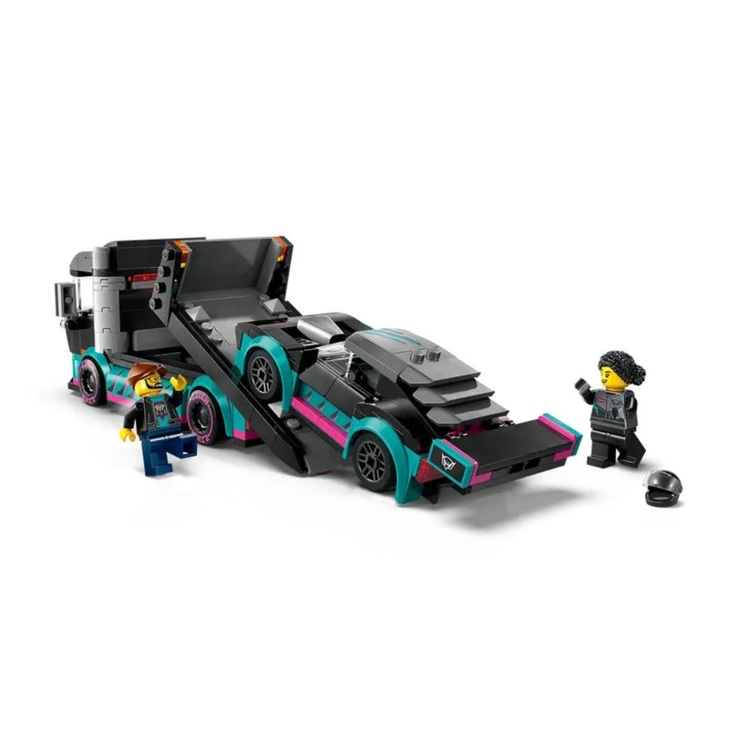 LEGO Race Car and Car Carrier Truck City