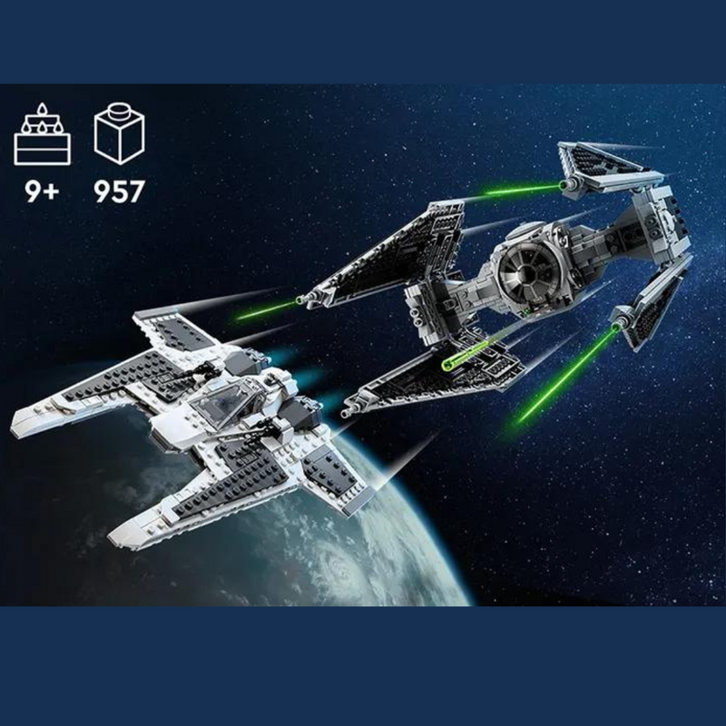 LEGO Mandalorian Fang Fighter vs. TIE Interceptor™ Star Wars