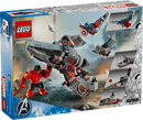 LEGO Captain America vs. Red Hulk Battle