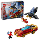 LEGO Iron Man Car & Black Panther vs. Red Hulk
