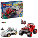 LEGO Silver's Car vs. Knuckles' Monster Truck
