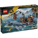 LEGO Mosasaurus Dinosaur Boat Attack