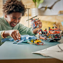LEGO Mosasaurus Dinosaur Boat Attack