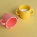 EKOBO Bambino Silicone Sippy Cup With Handles -Coral