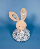 DOUDOU Boule Blue Bunny - Cocon - Balle d'eveil - 25cm - Plush Toys