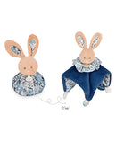 DOUDOU Boule Blue Bunny - Cocon - Balle d'eveil - 25cm - Plush Toys