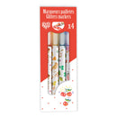 DJECO 4 Tinou glitter markers