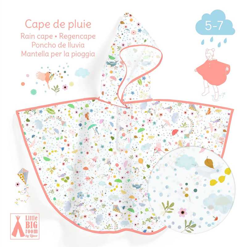 DJECO Joy of Spring Rain Cape Medium