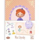 DJECO Miss Lilyruby - Stickers removable