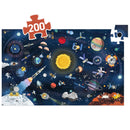 DJECO The Space + booklet - 200 pcs - Puzzles