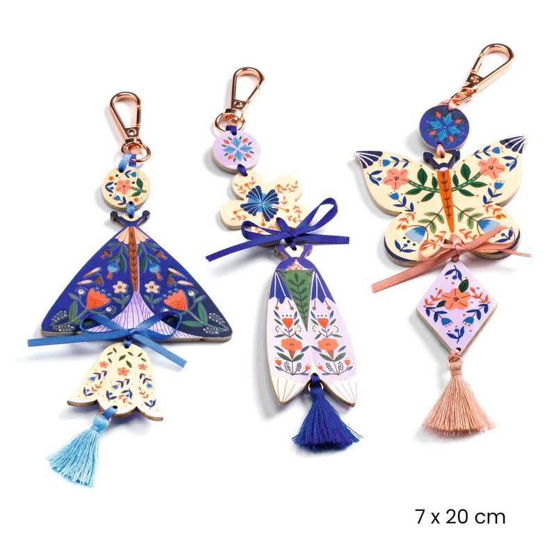 DJECO   Butterflies Bag Charm DIY