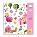 DJECO Princess Marguerite Paper Stickers