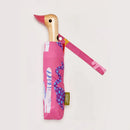 Original Duckhead Fuchsia Arty Cats Compact Duck Umbrella