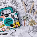 OMY COLORING POCKET - ATLAS