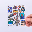 OMY FABULOUS STICKERS - BIG - PARIS