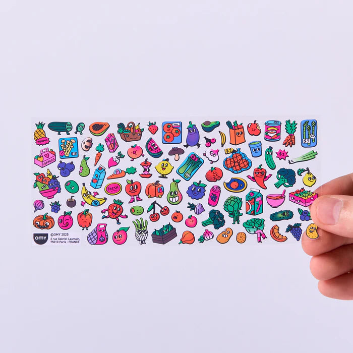 OMY FABULOUS STICKERS - Farmer's Market