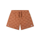 SWIM ESSENTIALS Boys swimwear - Brown - palm stripe (2 sizes)