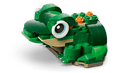 LEGO Turtle with a Water Lily Flower