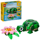 LEGO Turtle with a Water Lily Flower