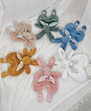 DOUDOU lapin Bleu - 29 cm