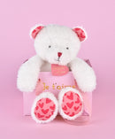 DOUDOU OURS JE T'AIME en sac cadeau - 25cm - Plush Toys