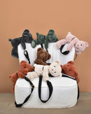 DOUDOU SAC DOUDOU - Pluche Beer - Plush Toys (3 colours)