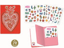 DJECO Aurelia stickers notebook (79 pcs)