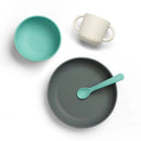 EKOBO Bambino Silicone Baby Meal Set Lagoon with silicon (2 colours)