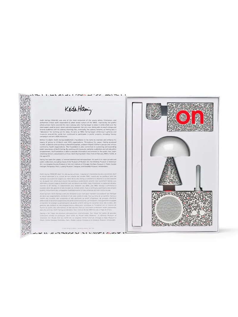 LEXON Gift Set - Lexon X Keith Haring - Love - White