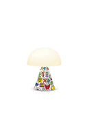 LEXON Mina M Led Lamp - Lexon X Keith Haring - Happy - White