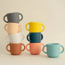EKOBO Bambino Silicone Sippy Cup With Handles -Lagoon