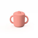 EKOBO Bambino Silicone Sippy Cup With Handles -Coral