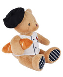 DOUDOU L'ours Chef avec baguette - 25cm - Plush Toys