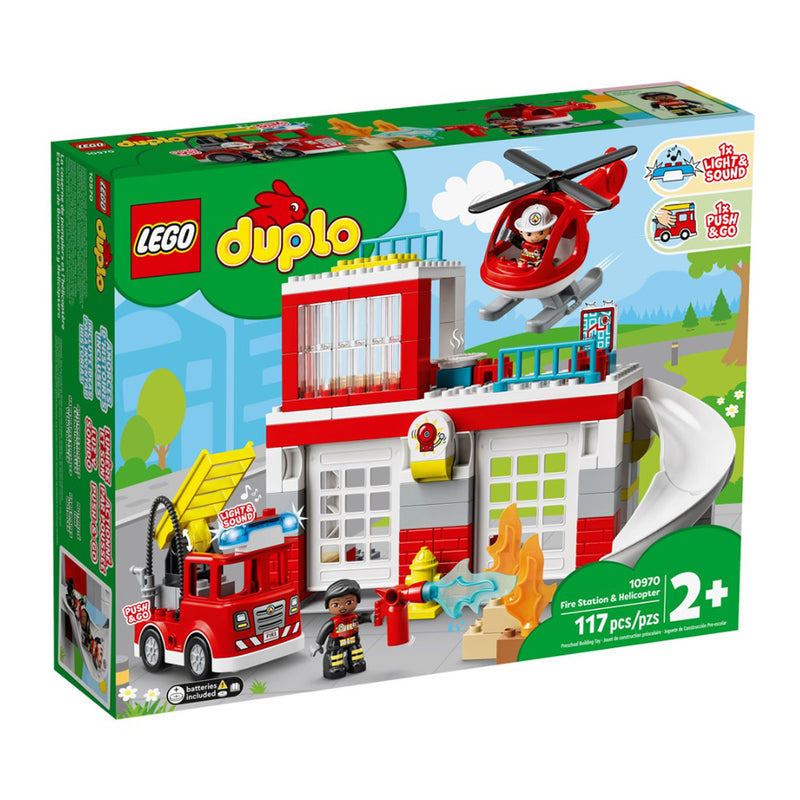 LEGO Fire Station & Helicopter Duplo