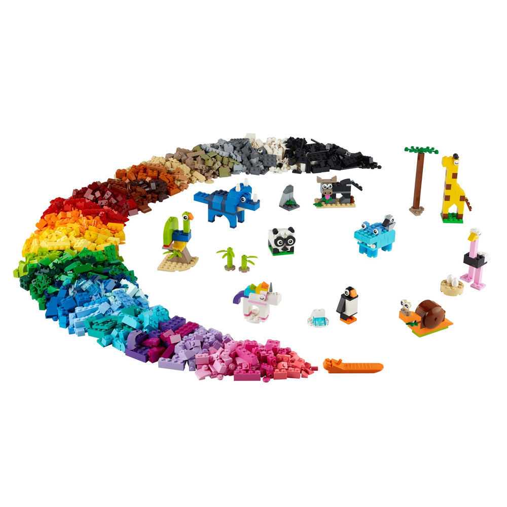 Classic 1500 Pieces Lego 11011 Classic LEGO Bricks And Animals